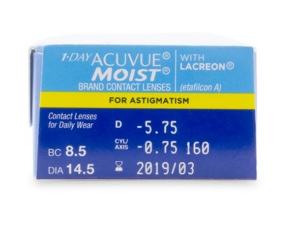 Acuvue Moist for Astigmatism 1 Day/30 Pack - Image 3